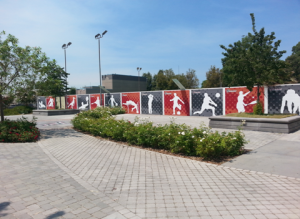 Sports Mural - Site Special Effects & Landscape Managment